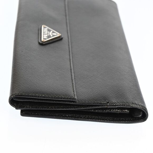 Auth Prada Saffiano Logos Leather Long #136475P17B and unbranded chain bundle - Picture 3 of 15